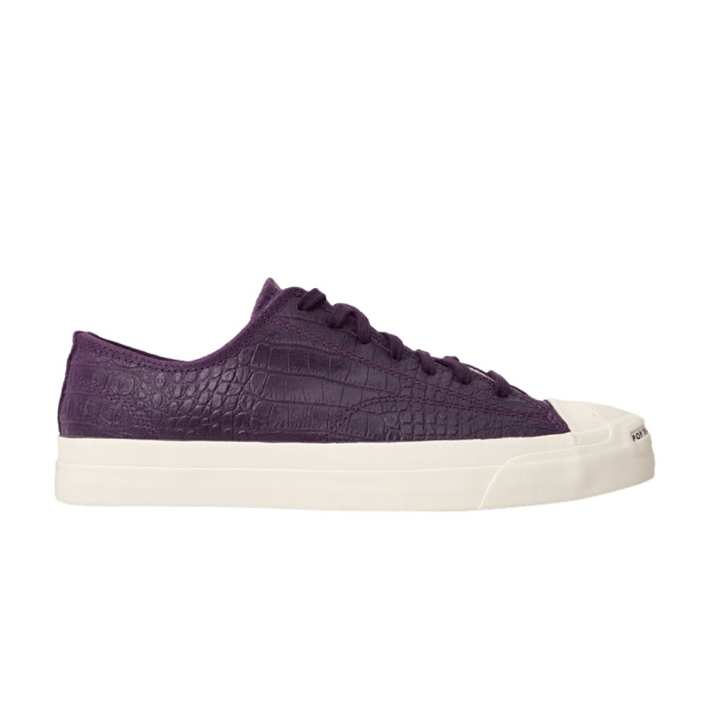 Pop Trading Company x Jack Purcell purple sode 11 textured leather sneaker NWT